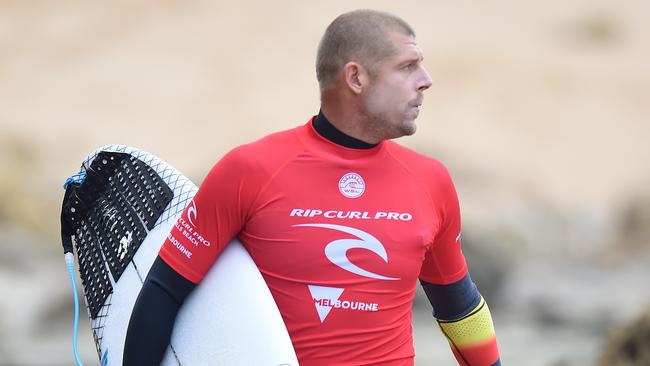 Mick Fanning is the only Australian left in the Rip Curl Pro.