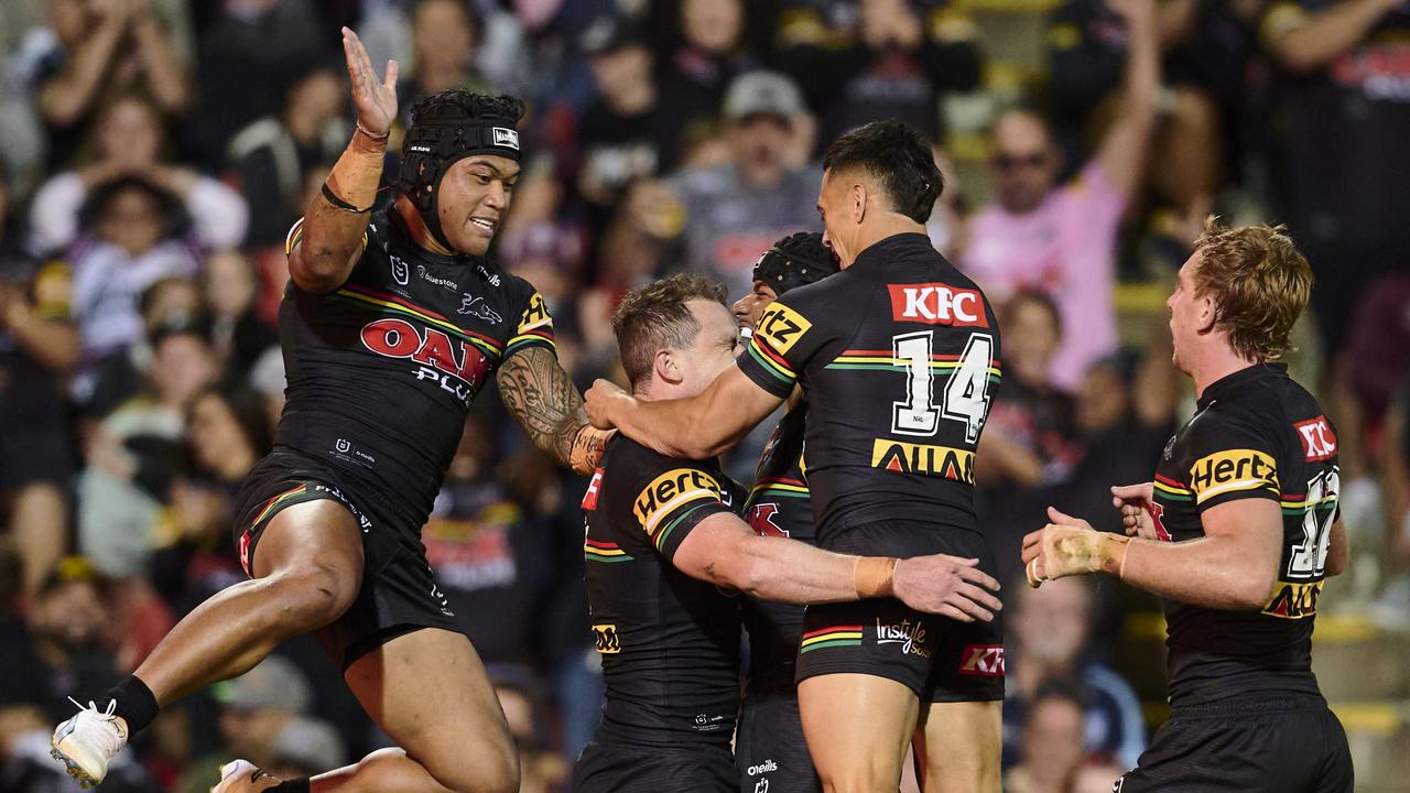 Despite a rocky start to 2023, the Panthers have shown they still have what it takes to claim a third straight premiership. Picture: Getty Images.