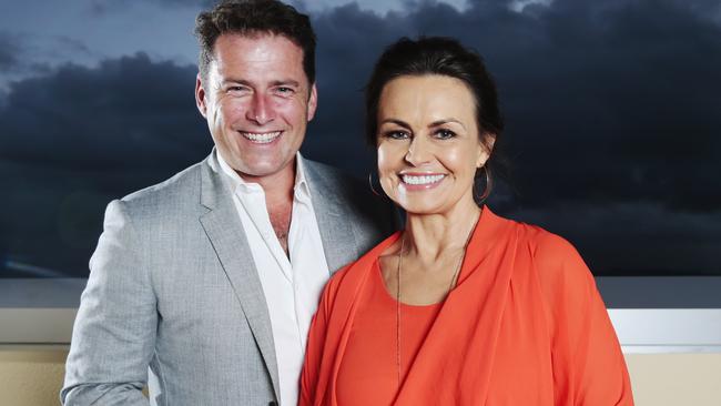 Karl Stefanovic and Lisa Wilkinson host Today on Channel Nine.