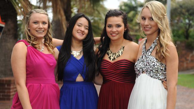 St Patrick’s College, Campbelltown year 12 students celebrating their formal in Wollongong in 2012.