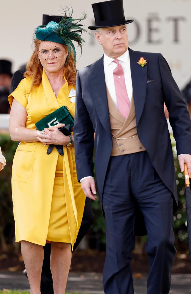 Sarah Ferguson, Duchess of York and Prince Andrew, Duke of York attend day four of Royal Ascot at Ascot Racecourse on June 21, 2019. Picture: Max Mumby/Indigo/Getty Images