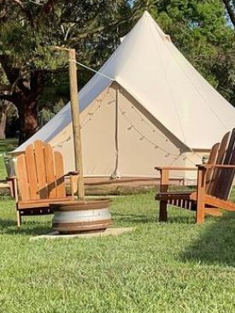Pine Country Caravan Park has introduced glamping as park of their experience