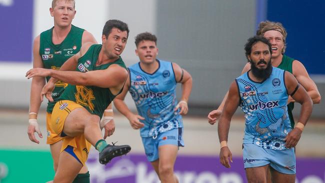 St Mary’s and Darwin Buffaloes will face off in Round 9 of the 2022-23 NTFL season. Picture: Glenn Campbell