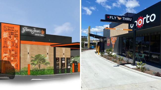 Oporto and Gloria Jean's are looking to build drive-thrus on George and Cambridge Streets in Rockhampton.