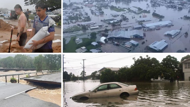 The Townsville region has been battered by intense rainfall.