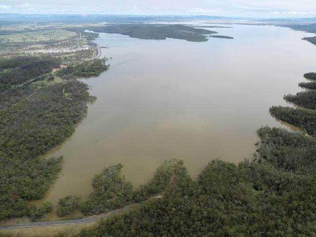 Wivenhoe Dam, Flooding in Brisbane and Ipswich. Picture: Liam Kidston