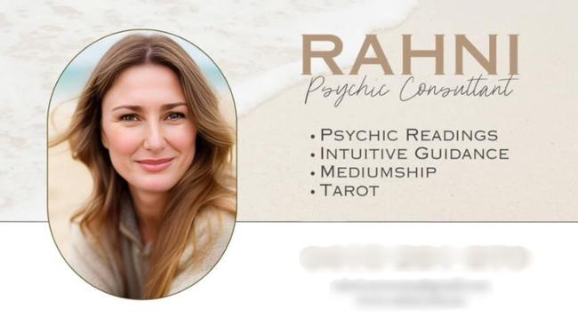 Currently a freelance digital consultant and senior digital product manager for life insurance firm MetLife Australia, Ms Newsome has also advertised her services as a psychic consultant.