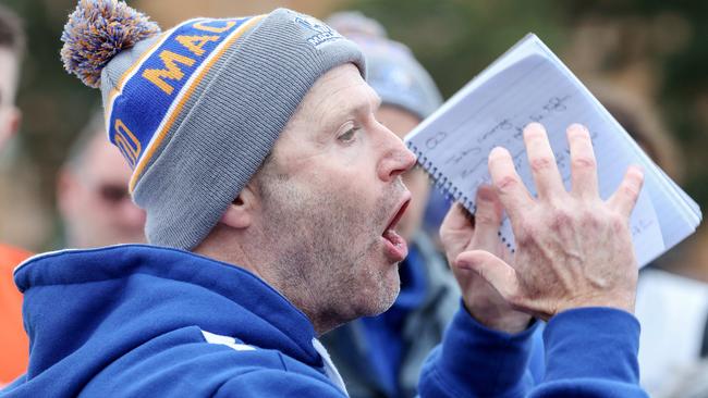 Macleod coach Craig Hayes. Picture: George Salpigtidis