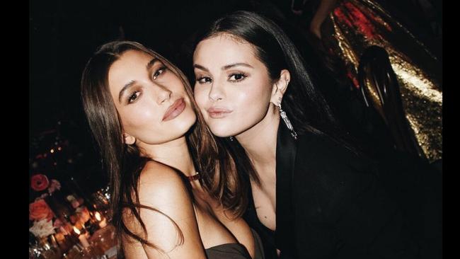 Hailey Bieber and Selena Gomez sent fans into a frenzy with this picture.