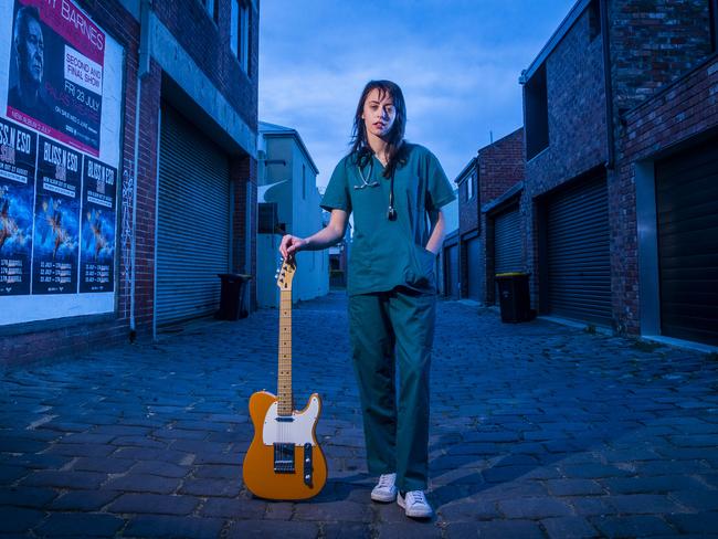 Gordi is a qualified doctor and returned to medicine help on the frontline during Covid. Picture: Aaron Francis/The Australian