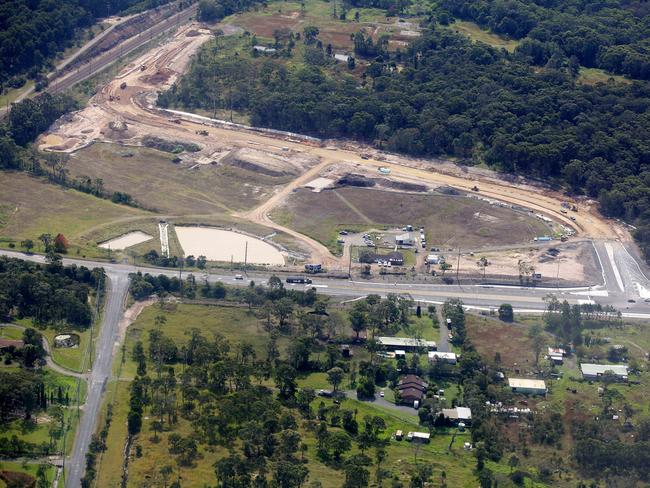 Aerial of Warnervale town centre. Picture: Peter Clark