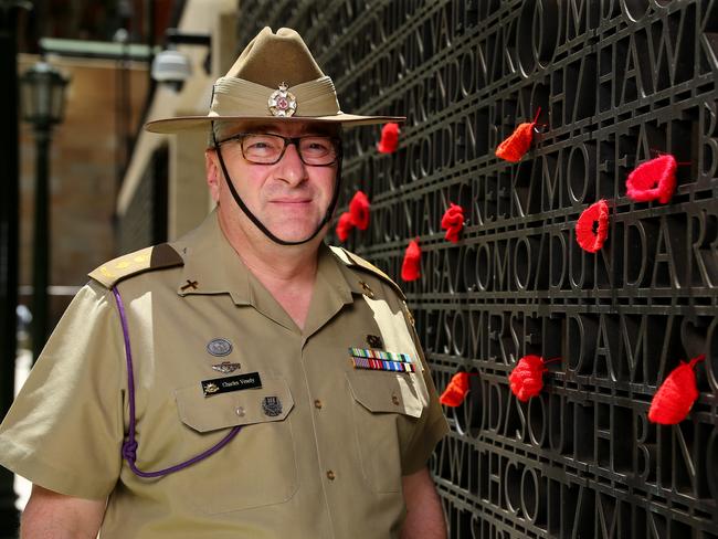 Thanks A Million: Army Chaplain Charles Vesely has been working hard ministering his team of Chaplains and Army personnel through the bushfires and COVID-19. Picture: David Clark