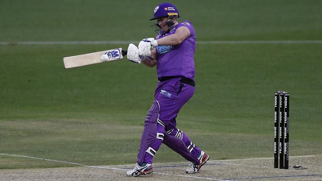 Rachel Priest bats against the Heat. Picture: Ryan Pierse/Getty Images