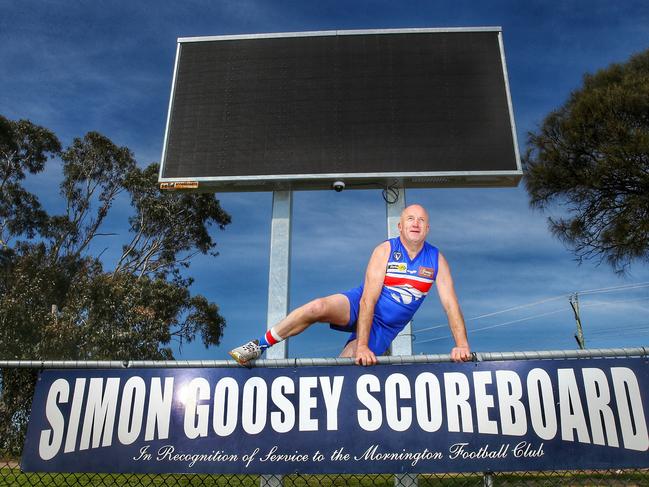 Mornington legend Simon Goosey.