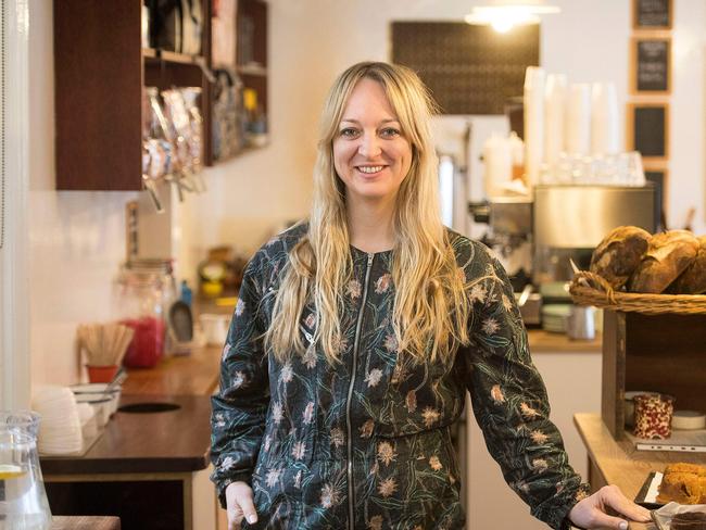 Claire Ptak of Viotlet bakery used to run a market stall and will be baking the royal wedding cake. Picture: AFP/Pool/Victoria Jones