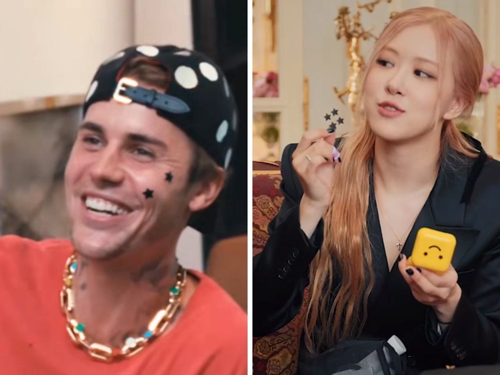 Starface Pimple Patches are loved and used by celebs such as Justin Bieber and Rosé from BLACKPINK. Picture: TikTok/@Electric Feel Ventures, TikTok/@Starface