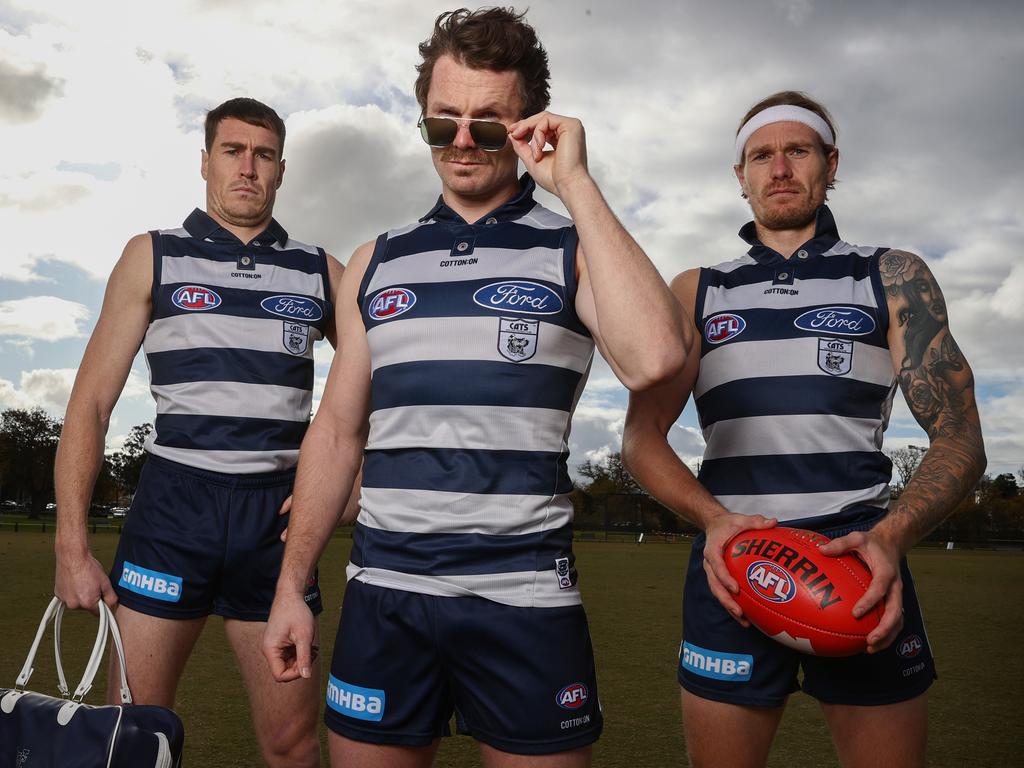 Patrick Dangerfield is confident the Cats have the team to win the flag. Picture: Michael Klein