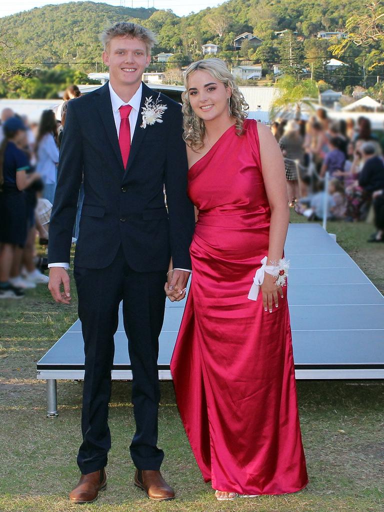 Jessica and Bailey at the St Ursula's College Formal.