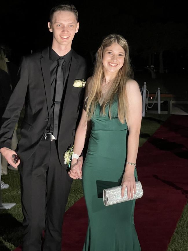 Aldridge State High School students at their formal.