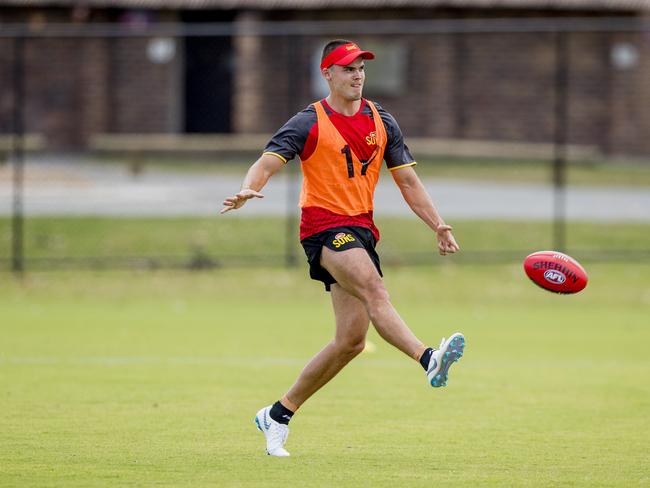 The Gold Coast Suns at pre-season training. Picture: Jerad Williams