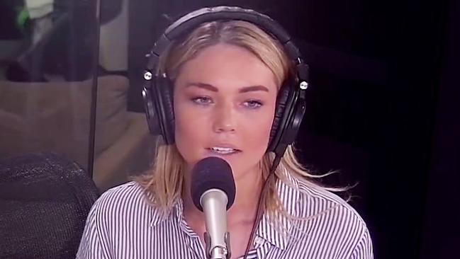 Sam Frost talks about online bullies. Picture: Rove and Sam