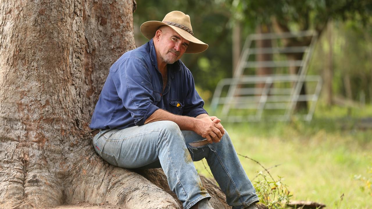 3/3/2017: Former Rugby League great, Martin Bella, on his property about 70km south of Mackay, QLD. Bella is now a local councillor and is concerned foot the region. Lyndon Mechielsen/The Australian