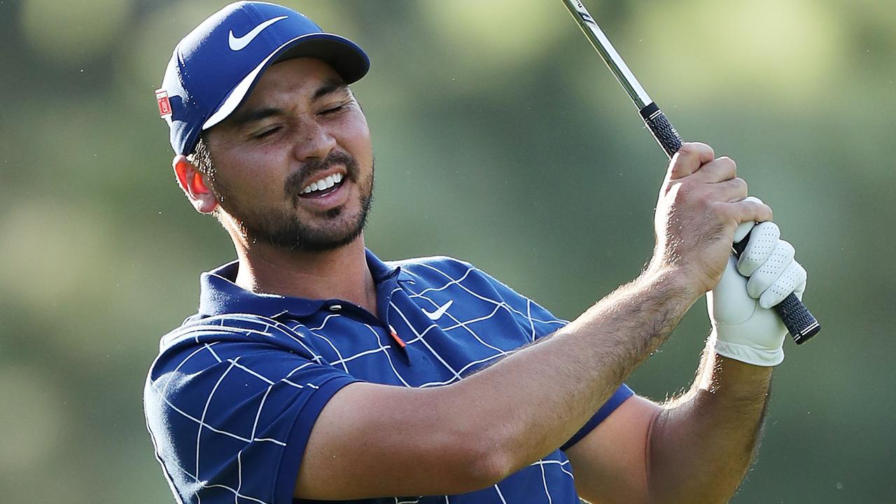 Jason Day battled injury during round one at The Masters.