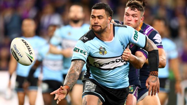 Andrew Fifita’s size and ability to offload the ball under pressure sees him rated highly on this list. Picture: Mark Kolbe