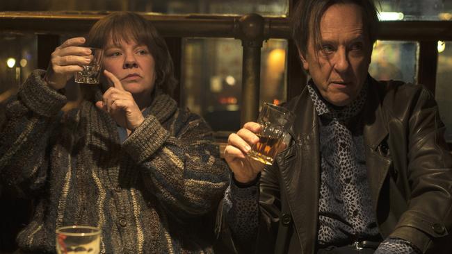 Richard E. Grant with Melissa McCarthy in <i>Can You Ever Forgive Me?</i>. Picture: Supplied