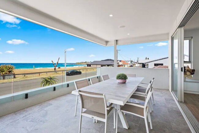 This villa in Warilla looks out over the suburb's stunning beach. Picture: Airbnb