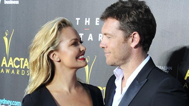 What’s in a name ... Australian model Lara Bingle and actor Sam Worthington have copped a storm on social media regarding their decision to name their son Rocket Zot. Picture: Supplied