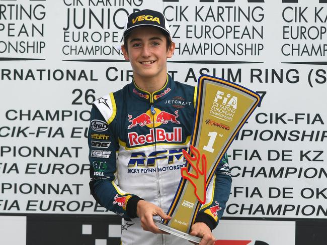 Jack Doohan came first in the FiA CIK Karting European Championship.