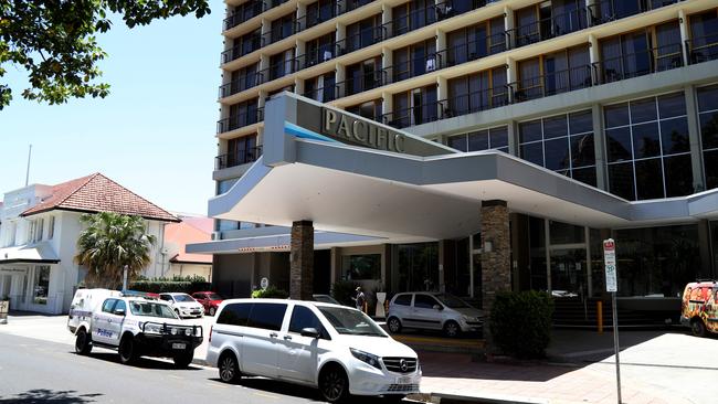 The Pacific Hotel’s state government contract to provide isolation accommodation has ended. Picture: Stewart McLean