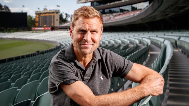 Kane Cornes at Adelaide Oval. Picture Matt Turner.