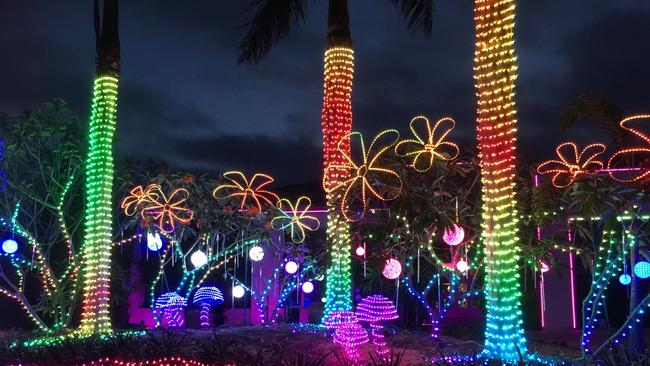 The Christmas lights display at 26 Forest-Oak Drive, Upper Coomera. Picture: Tanya Westthorp