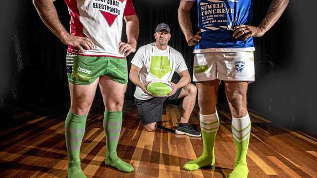 RED vs BLUE: Rebels and Ghosts will both wear green shorts and socks for this Sunday's local derby to raise youth mental health awareness. Picture: Adam Hourigan