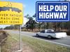 Road trippers recruit support to rebuild Qld’s hell highway