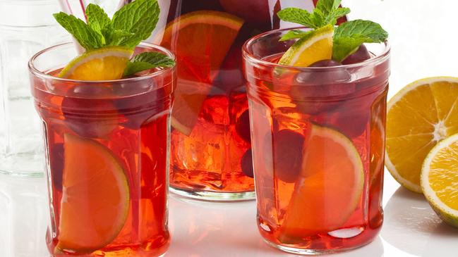 Sangria is a refreshing summer Christmas option.