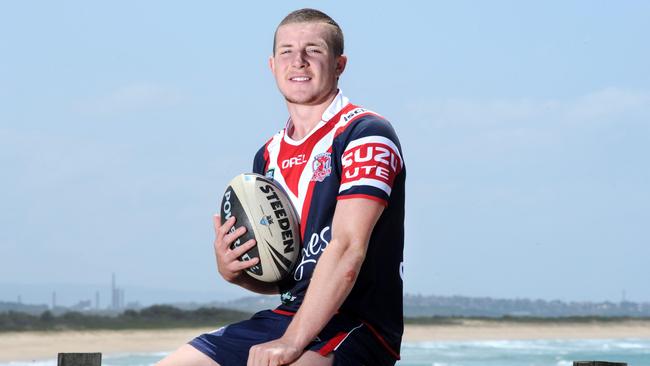 Jackson Hastings was 17 when he joined the Roosters in 2013.