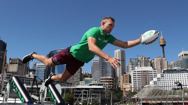 Tom Trbojevic struggled with hamstring and pectoral injuries in 2019. Picture: Brett Costello