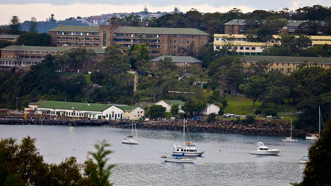 HMAS Penguin on Sydney’s Middle Head. Picture: Daniel Shaw