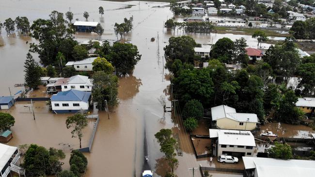 The northern NSW town of Lismore was devastated by floods in 2022. Picture: Toby Zerna