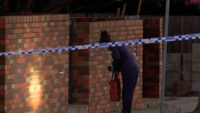 Rachel McKenna’s body was found inside a home on Ormond Rd in Ascot Vale just after 4pm on Friday. Picture: 9News