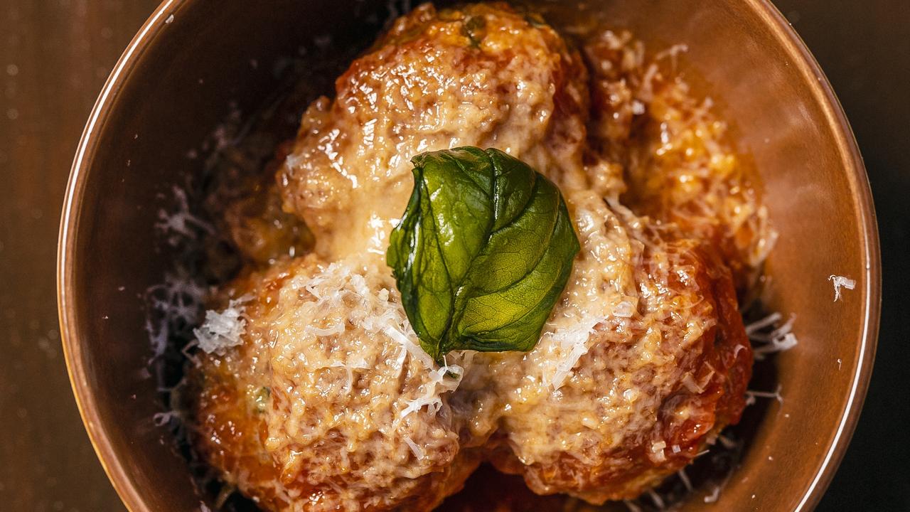 Popolo’s veal meatballs.