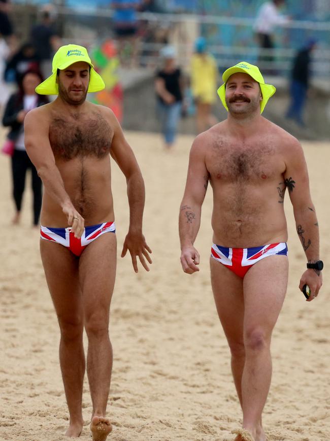 ROYAL TOUR - Visit to BONDI. People start to gather at Bondi beach ahead of the visit by The Duke and Duchess of Sussex, Prince Harry and his wife Meghan. Picture: Nathan Edwards