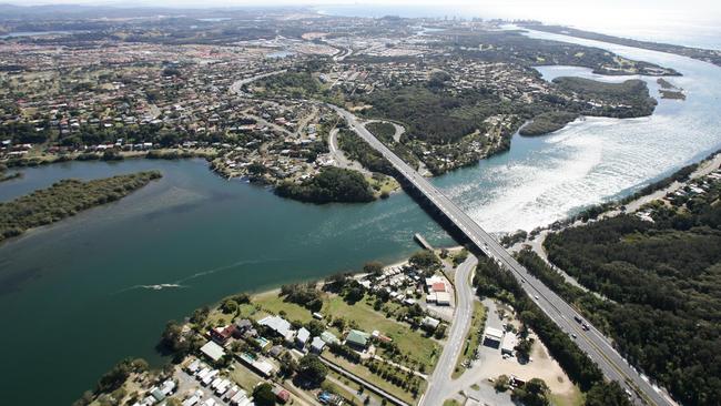 The Tweed River where it separates Chinderah from Banora Point. Picture: Caroline James