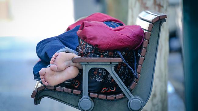 1,623 people were counted as sleeping rough across NSW in February. Picture: Glenn Campbell/NcaNewsWire