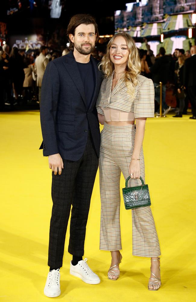 Jack Whitehall said girlfriend Roxy Horner discovered she was diabetic at the 2021 Brit Awards. Picture: John Phillips/Getty Images for Warner Bros