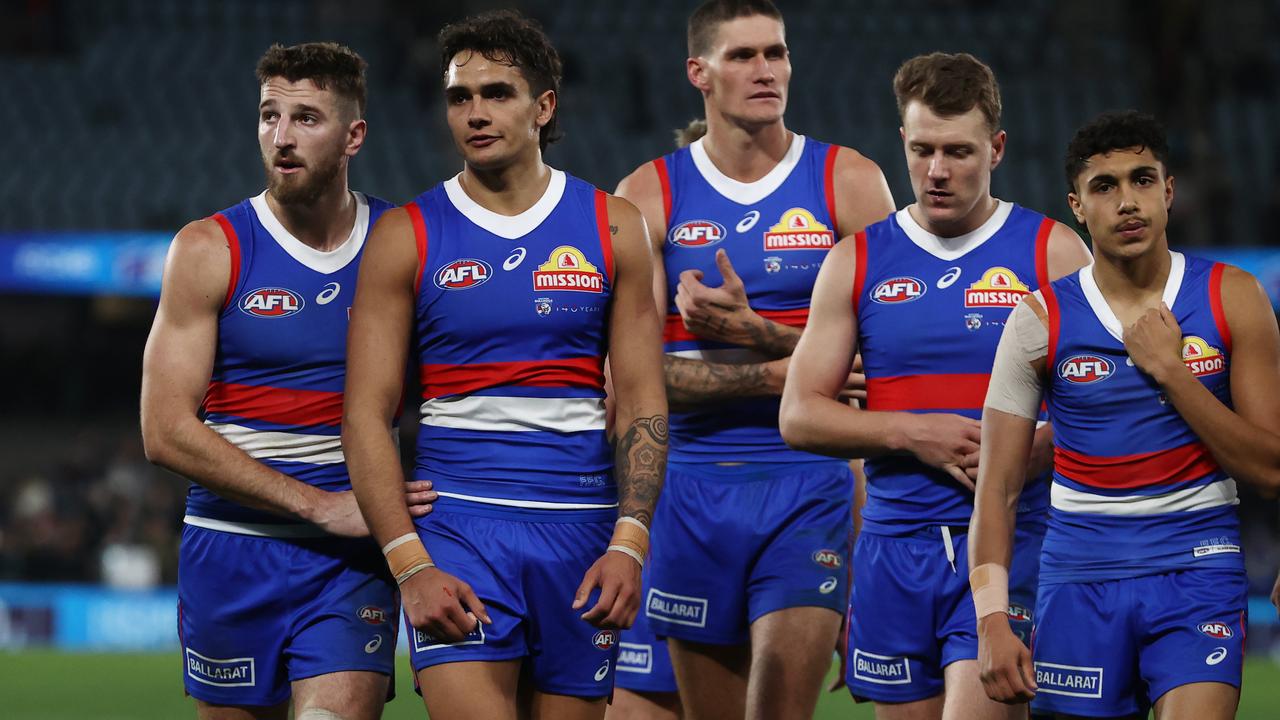 The Western Bulldogs aren’t beating the better teams. Picture: Michael Klein.