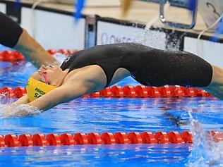 Swimming Finals/Semifinals on Day 02.